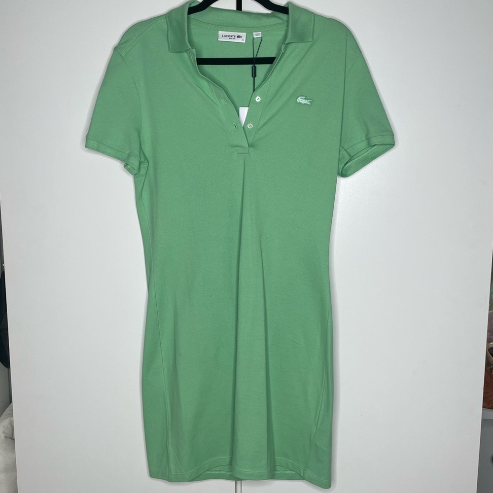 COPY - Lacoste, Size 8 Green dress.